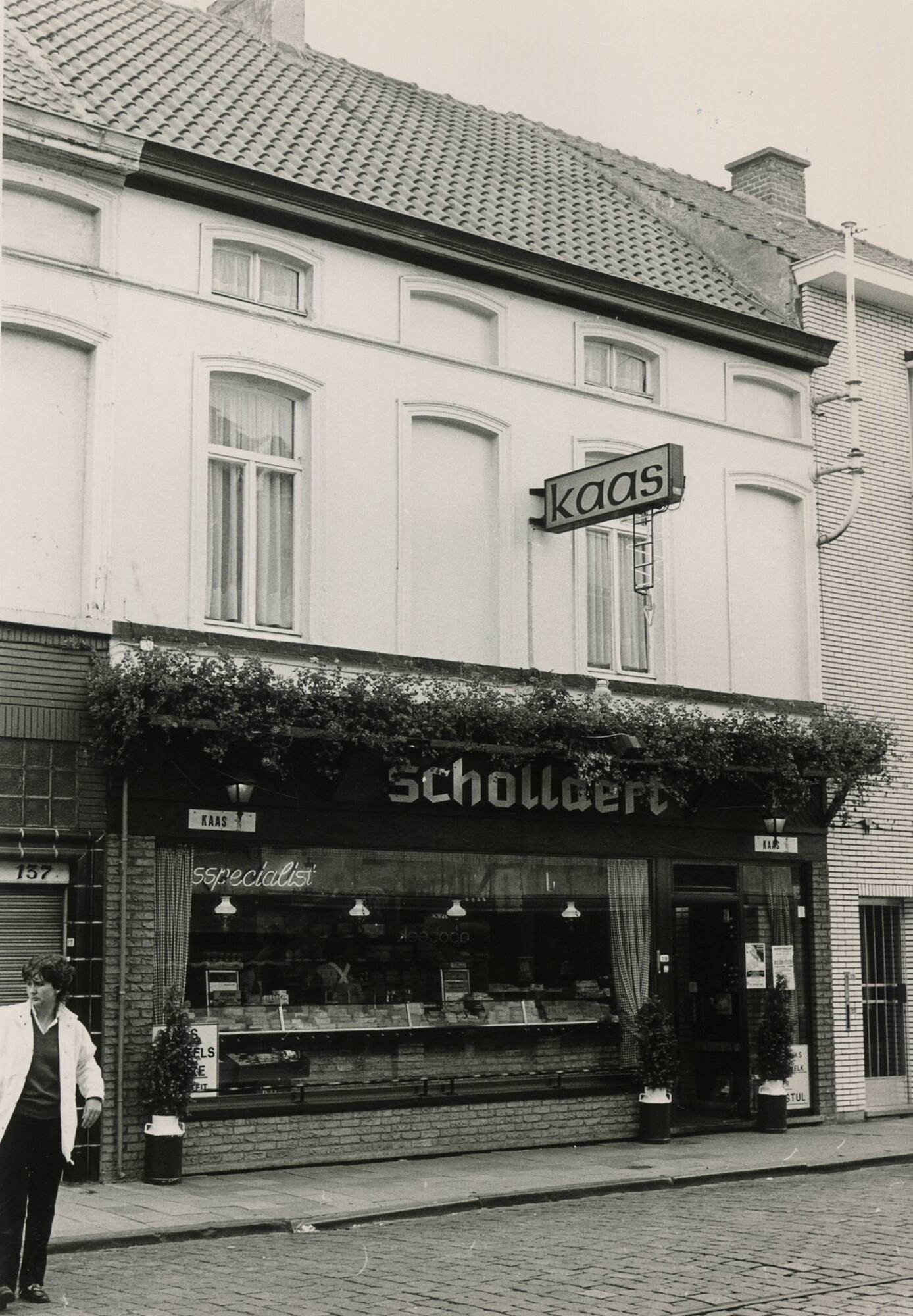 Etalage van kaaswinkel Schollaert in Gent