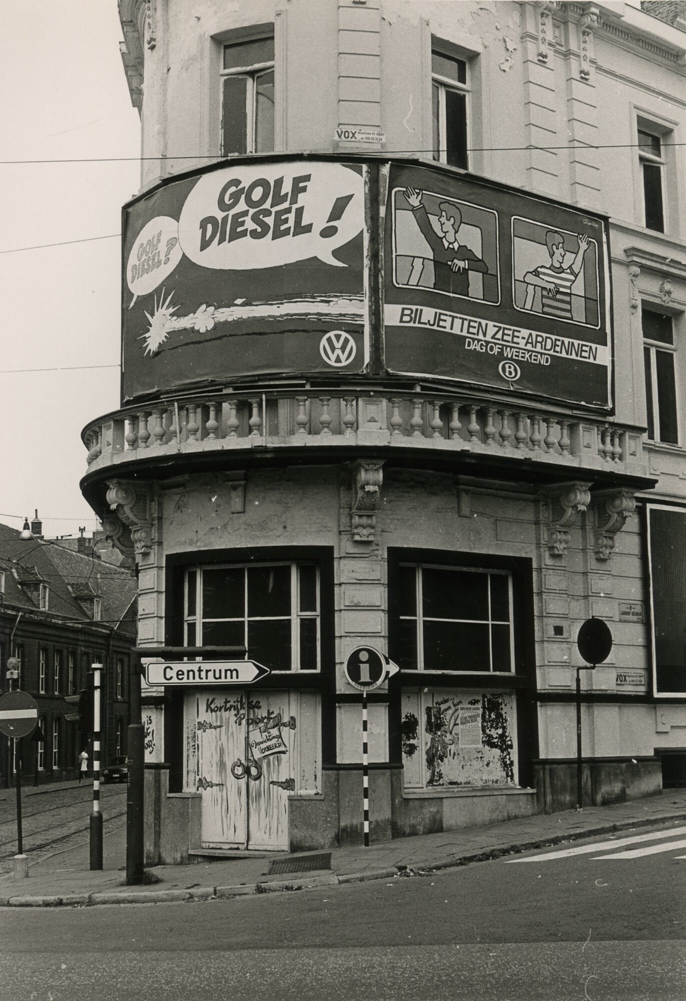 Leegstaand winkelpand in Gent