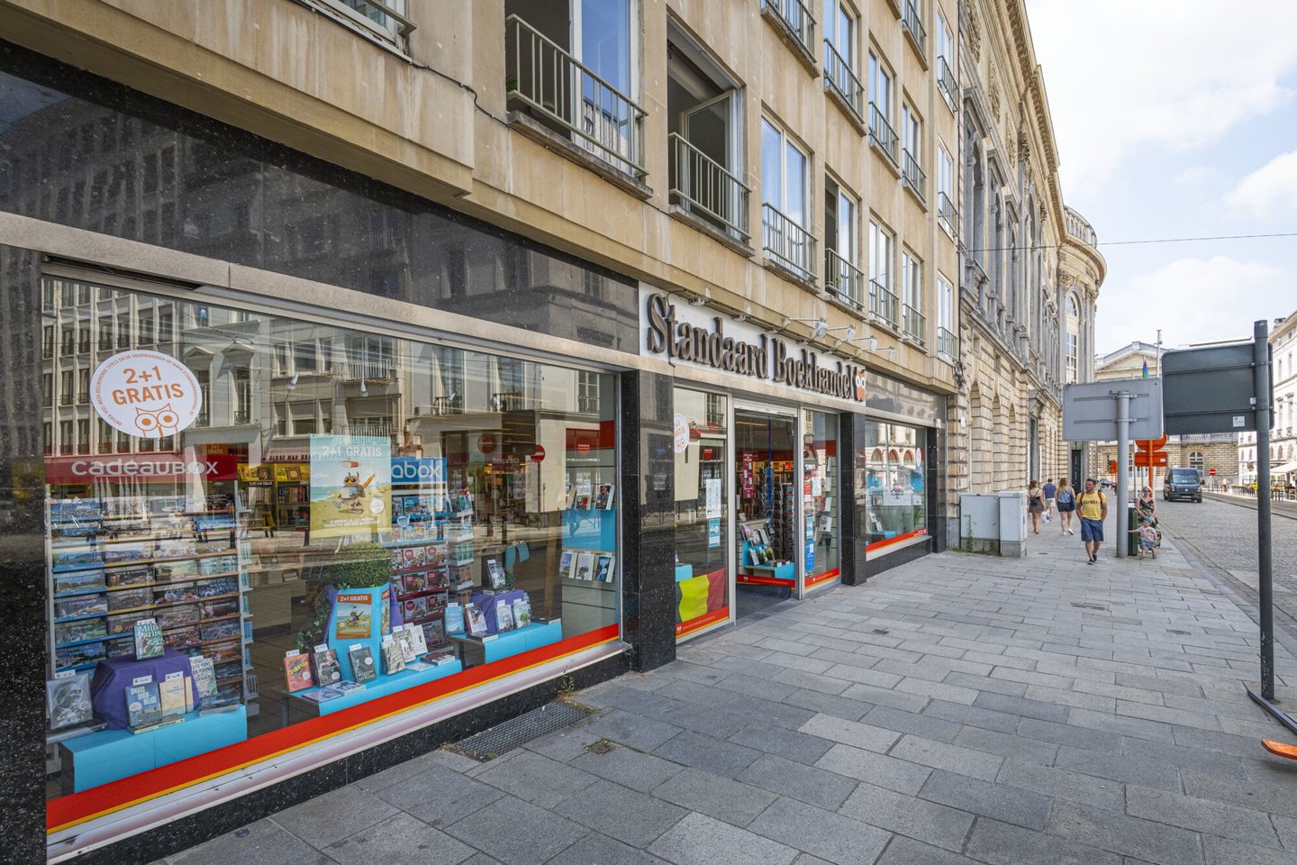 Etalage van boekhandel Standaard Boekhandel in Gent