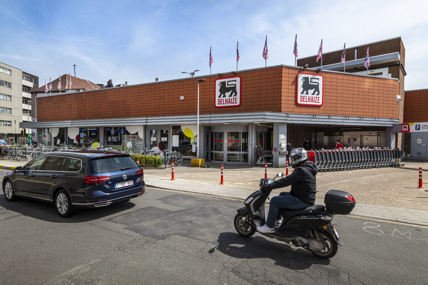 Delhaize supermarkt in Ledeberg