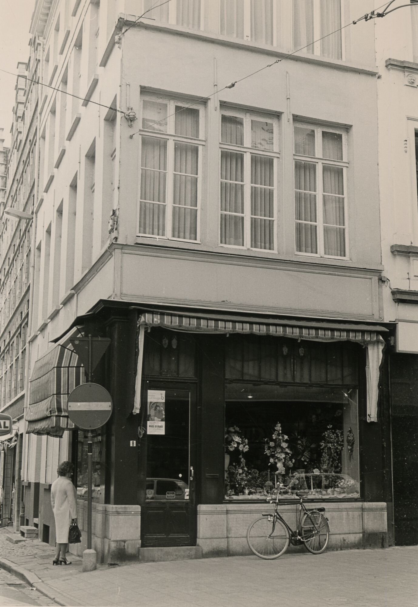 Etalage van een bloemenwinkel in Gent