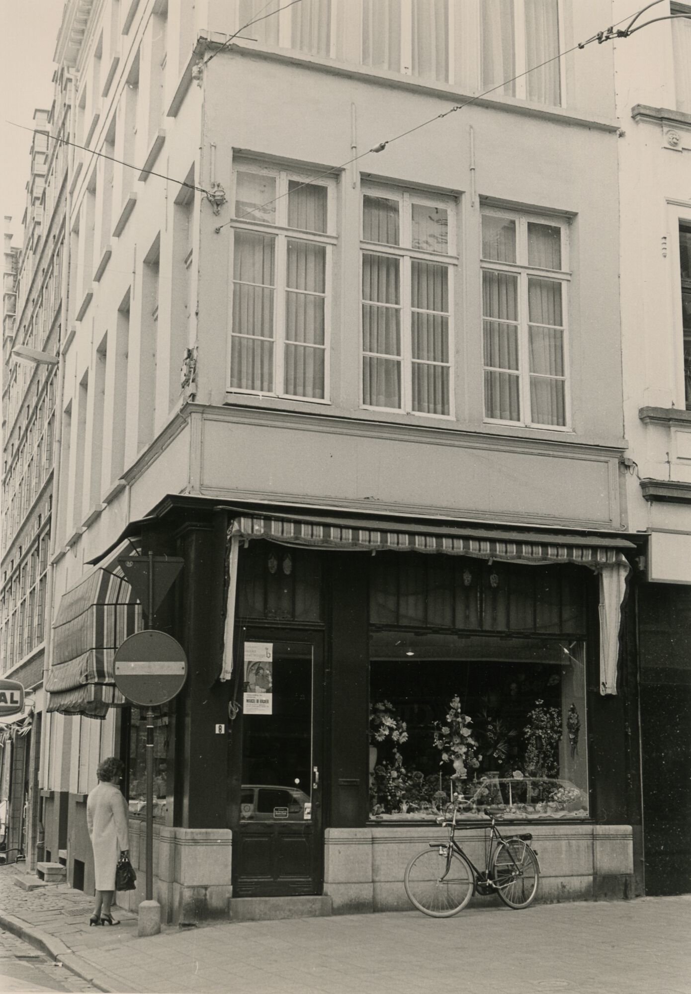 Etalage van een bloemenwinkel in Gent