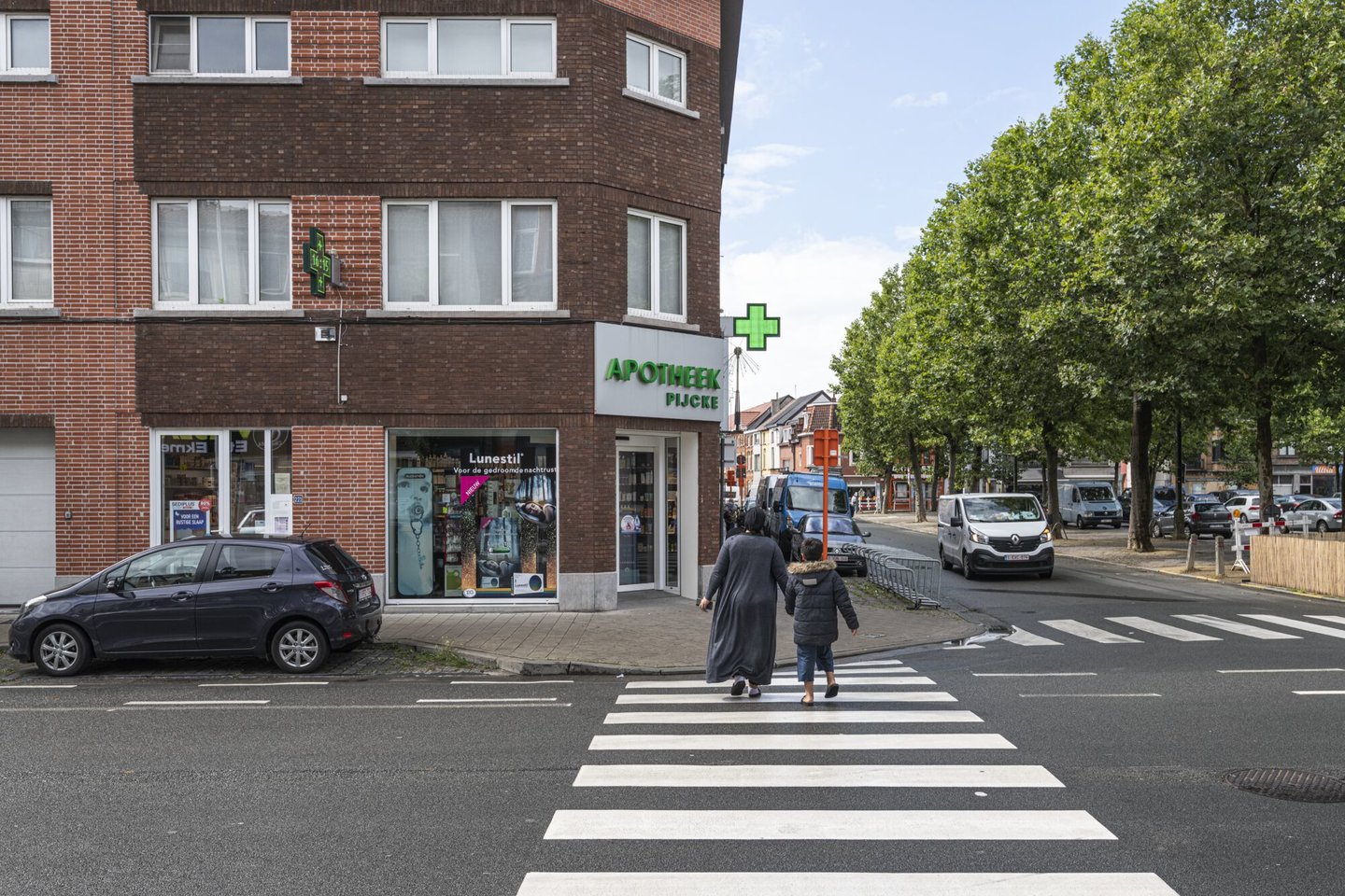 Etalage van apotheek Pijcke in Gent