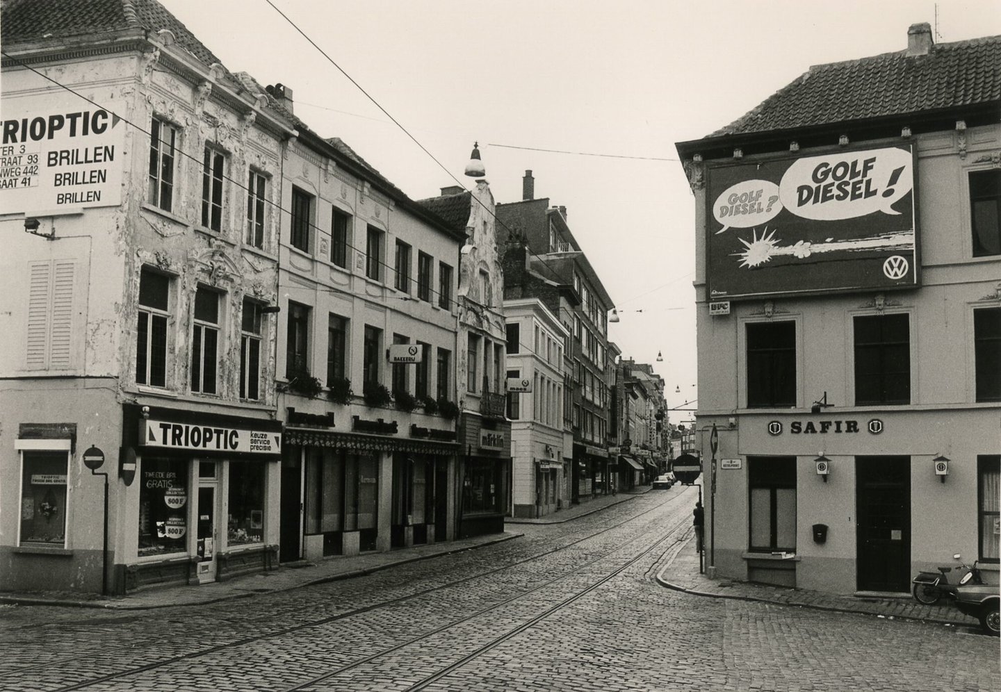 Straatbeeld Nederkouter in Gent