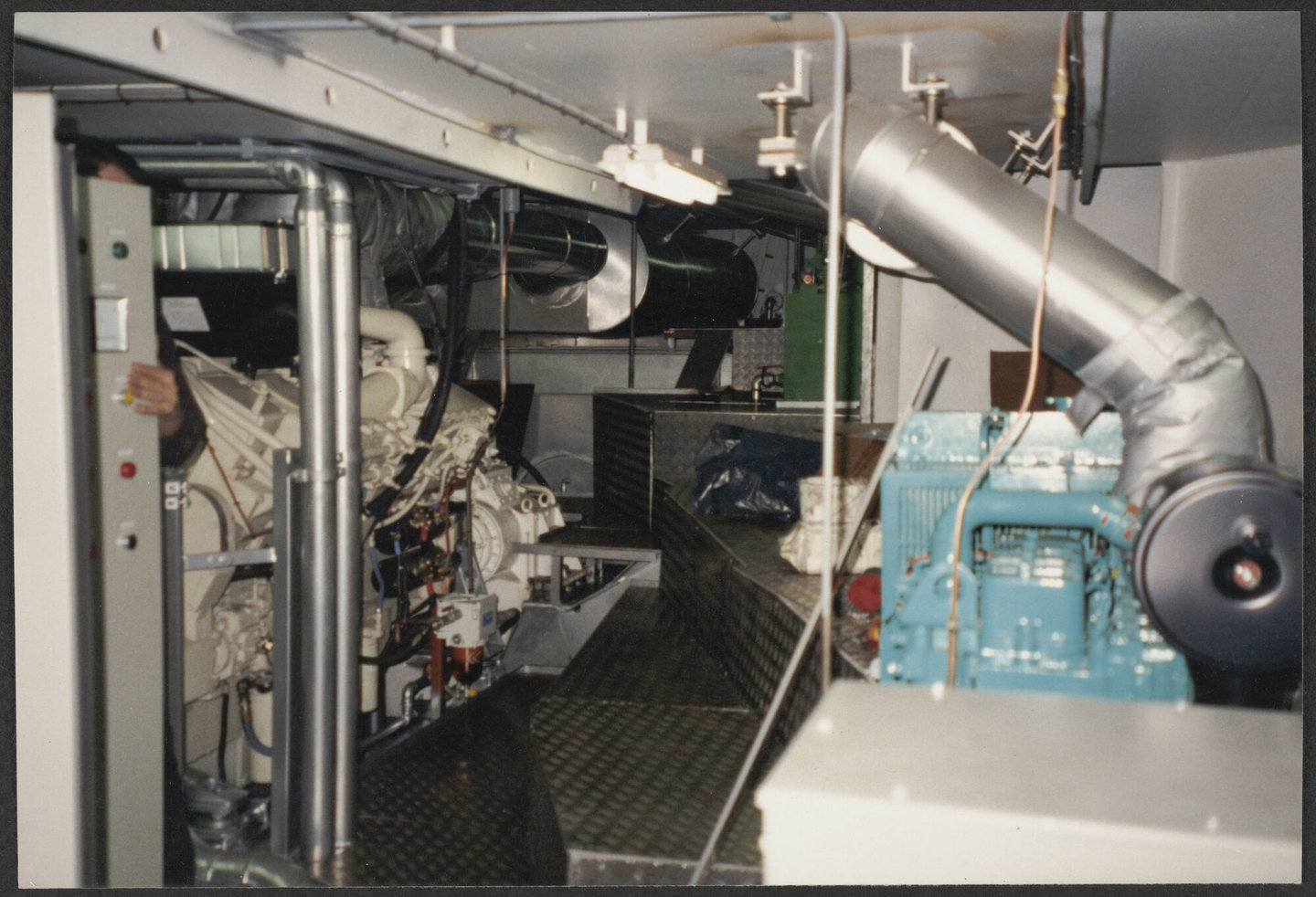 Machinekamer van zeilschip Star Clipper