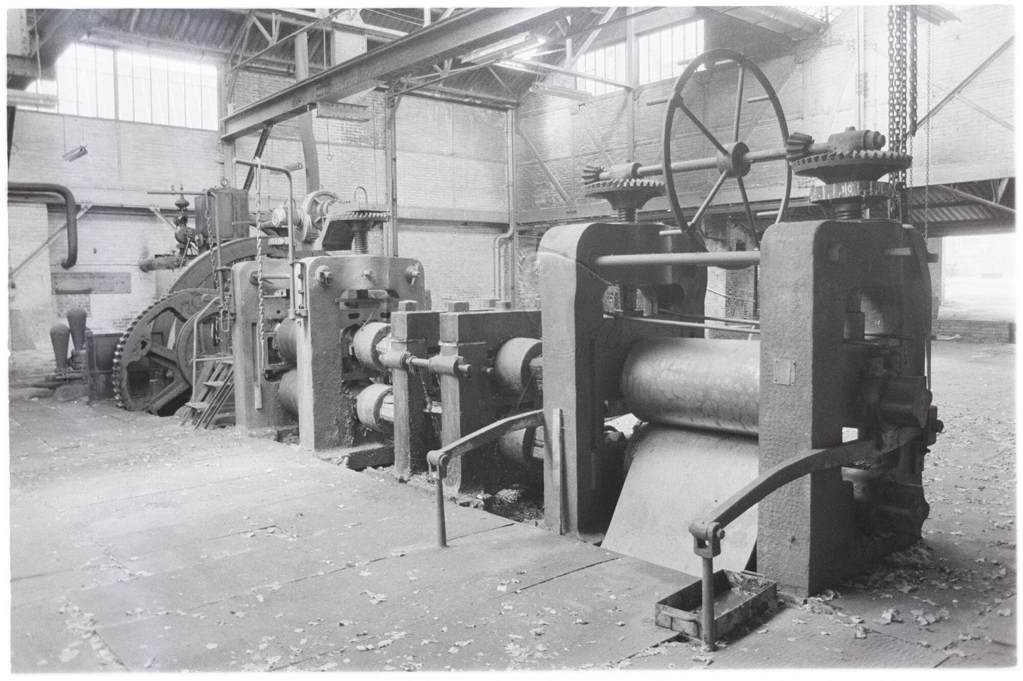 Walserij van koperfabriek Usine des Moulins in Warnant
