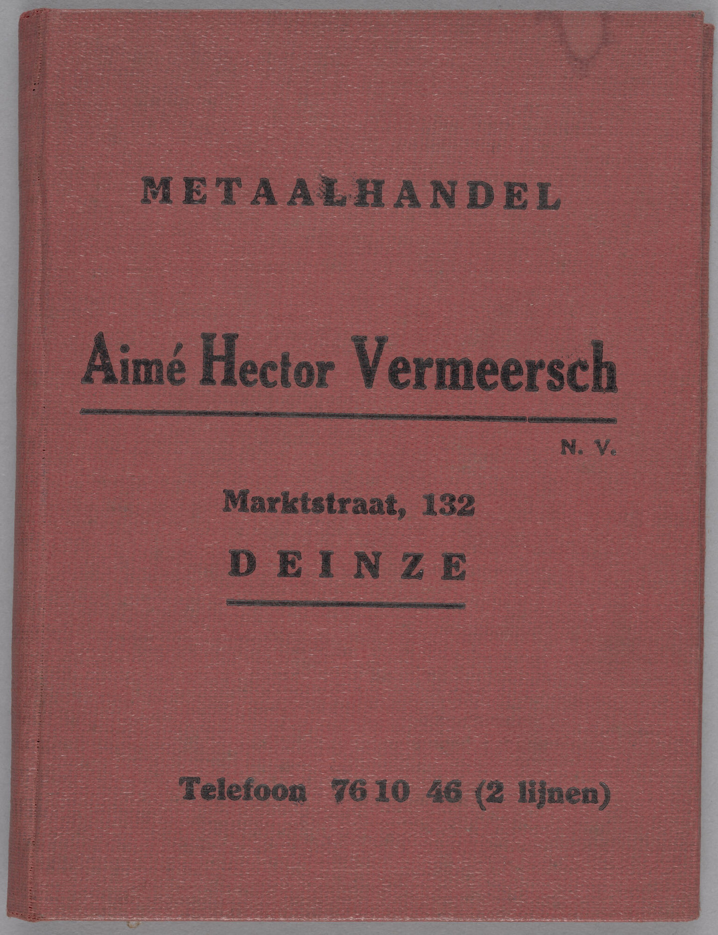 Productcatalogus van metaalhandel Vermeersch in Deinze