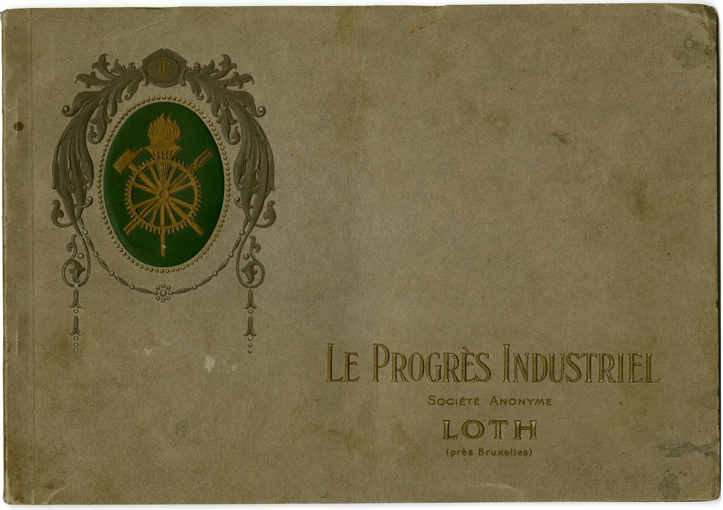 Productbrochure met draaibanken geproduceerd door Le Progrès Industriel in Lot