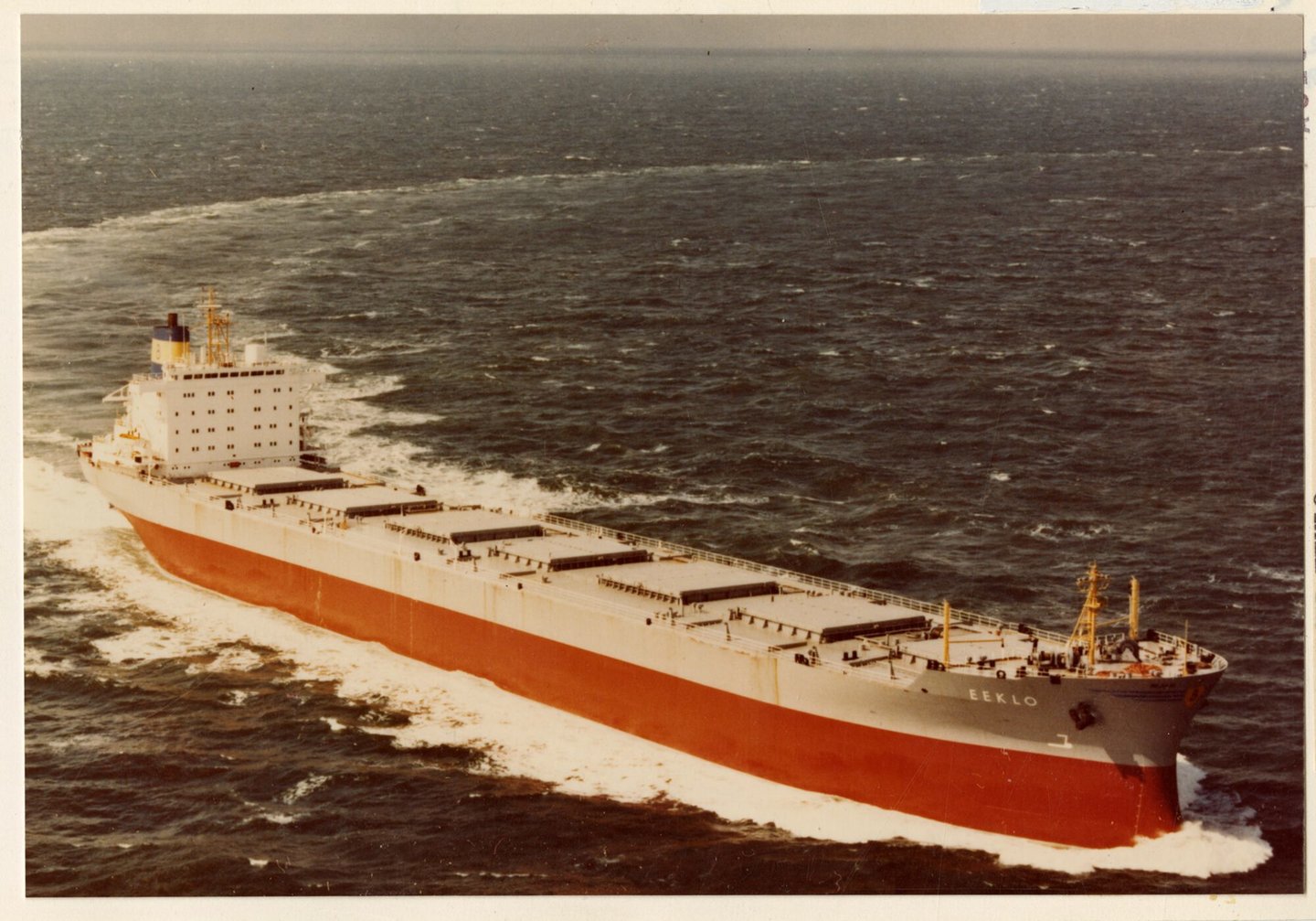 Vrachtschip Eeklo tijdens de vaart