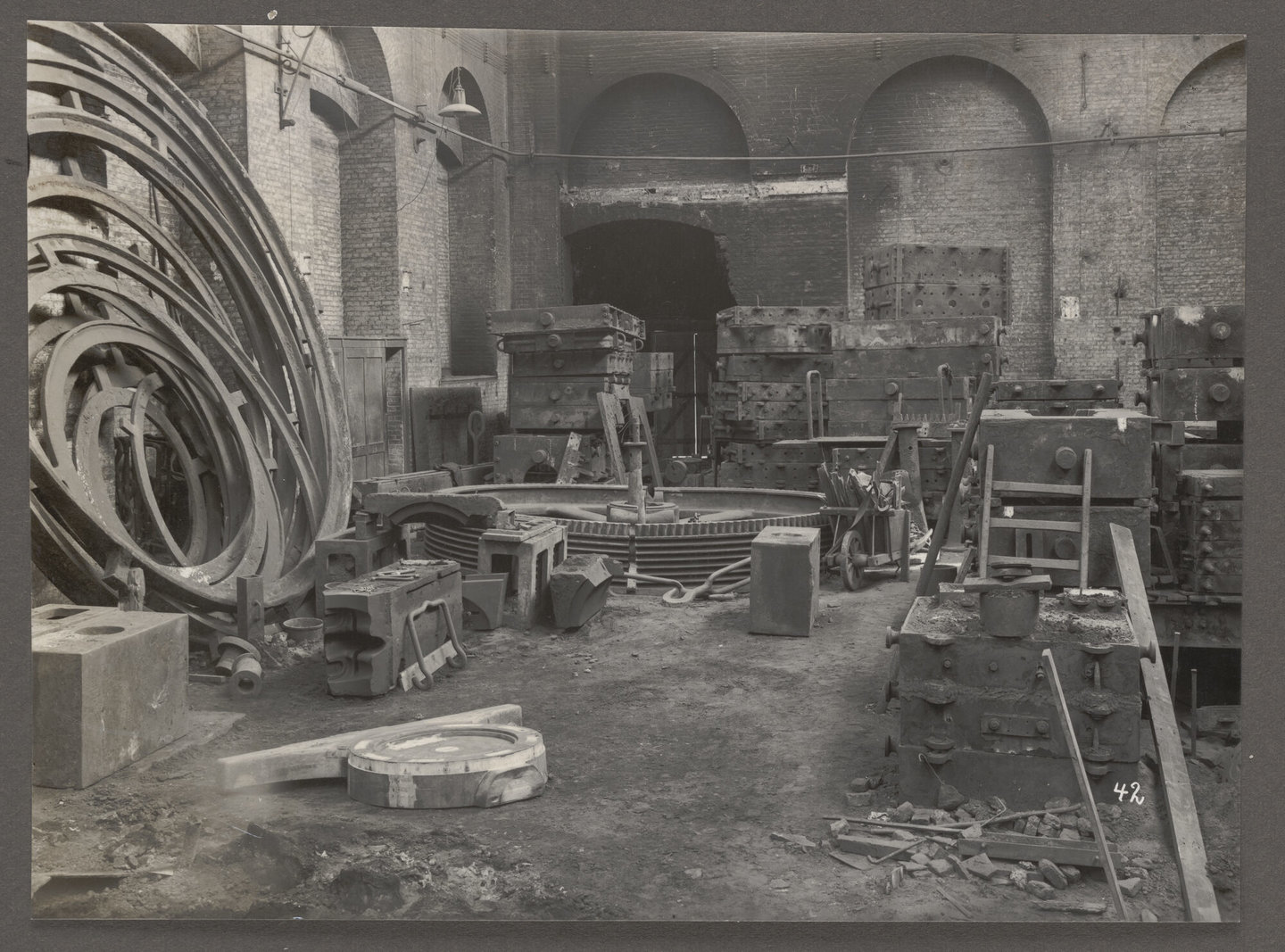 Metaalgieterij van machinebouwer Van den Kerchove in Gent