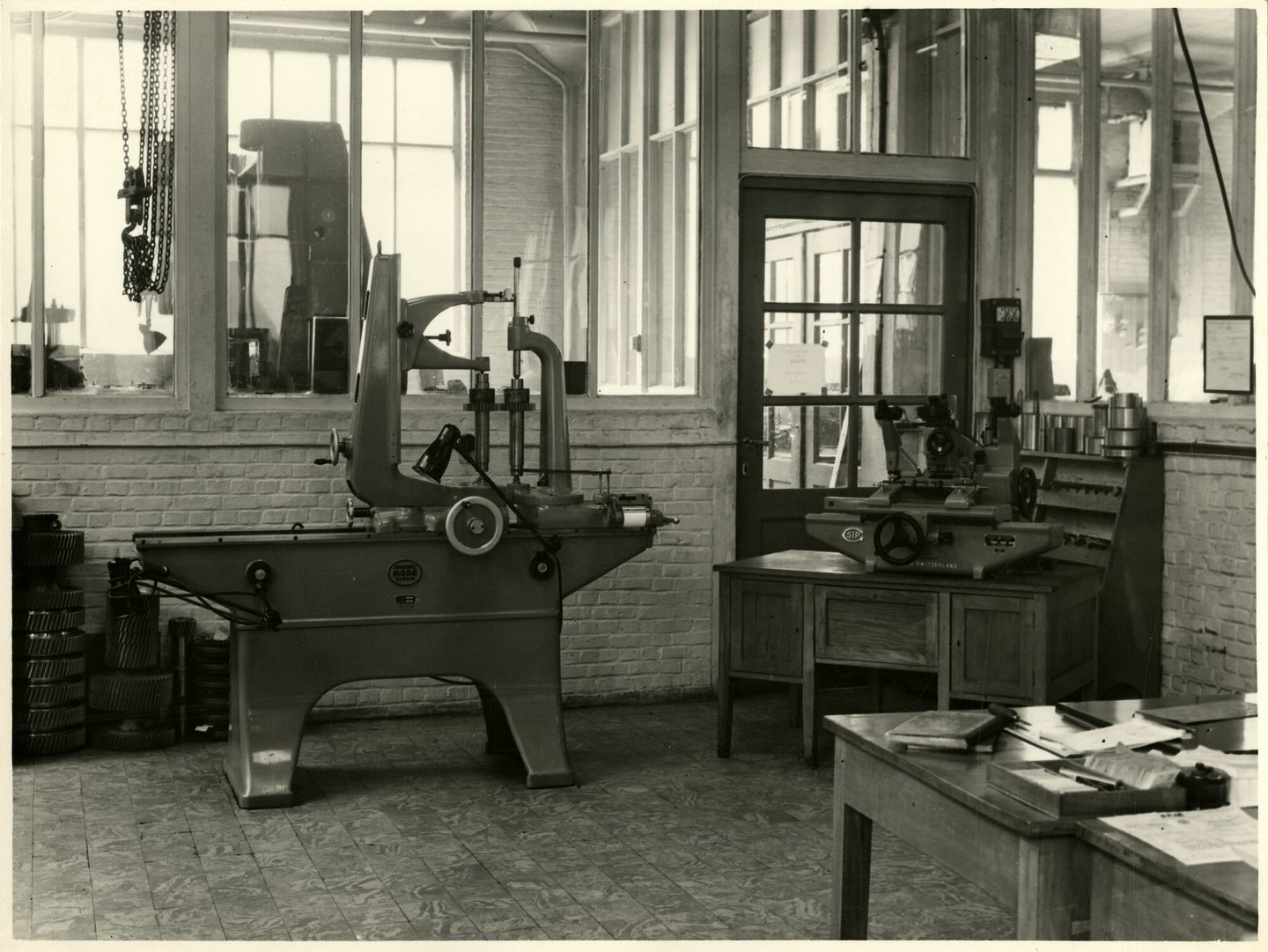 Metallurgisch laboratorium van machinebouwer SEM-Carels in Gent