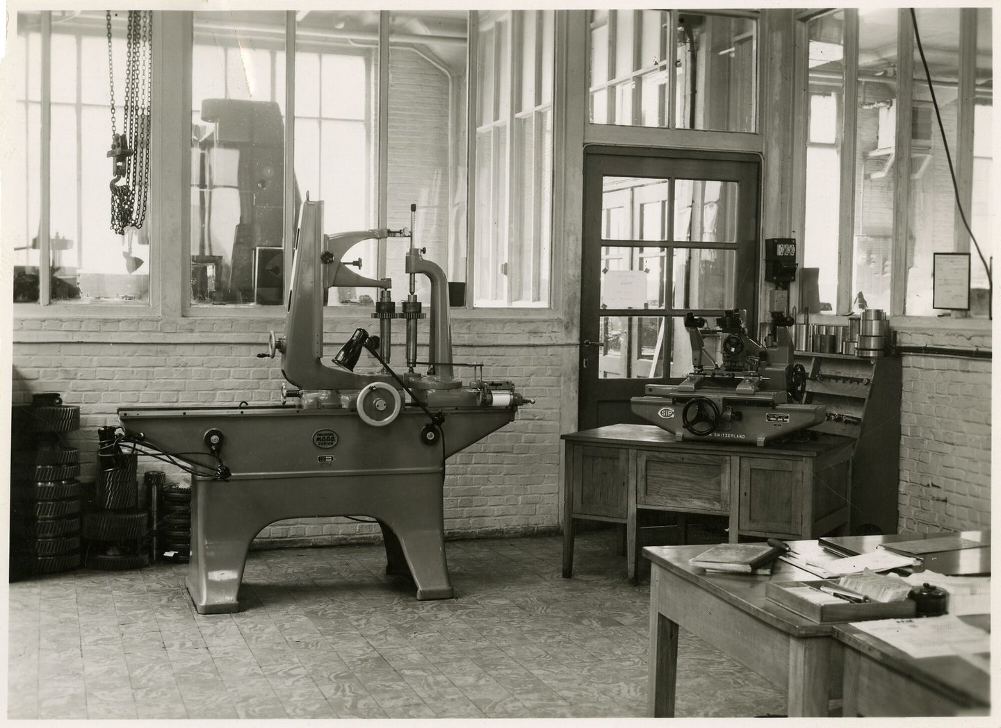 Metallurgisch laboratorium van machinebouwer SEM-Carels in Gent