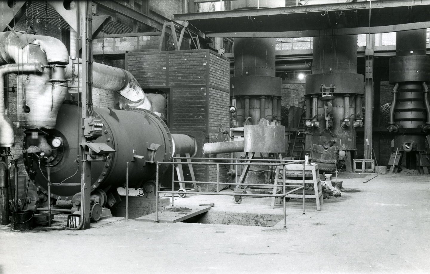 Smeltovens in metaalgieterij van machinebouwer SEM-Carels in Gent