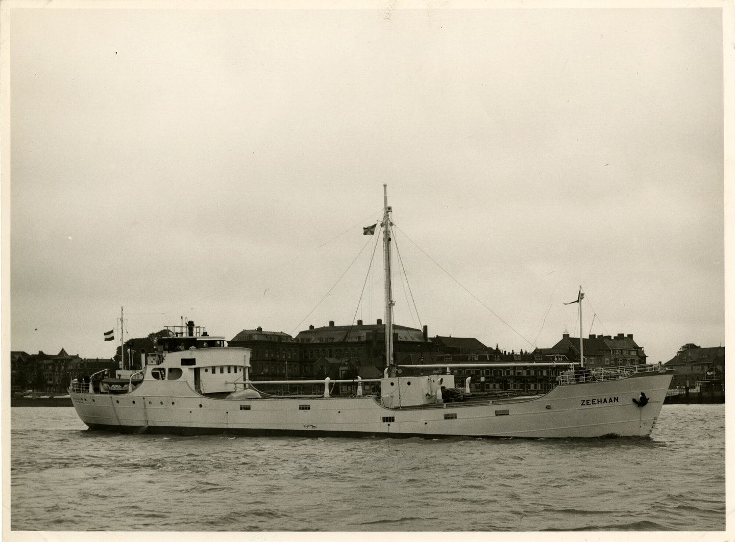 Vrachtschip Zeehaan tijdens de vaart