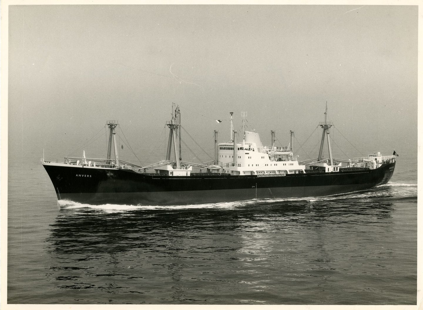 Vrachtschip Anvers tijdens de vaart